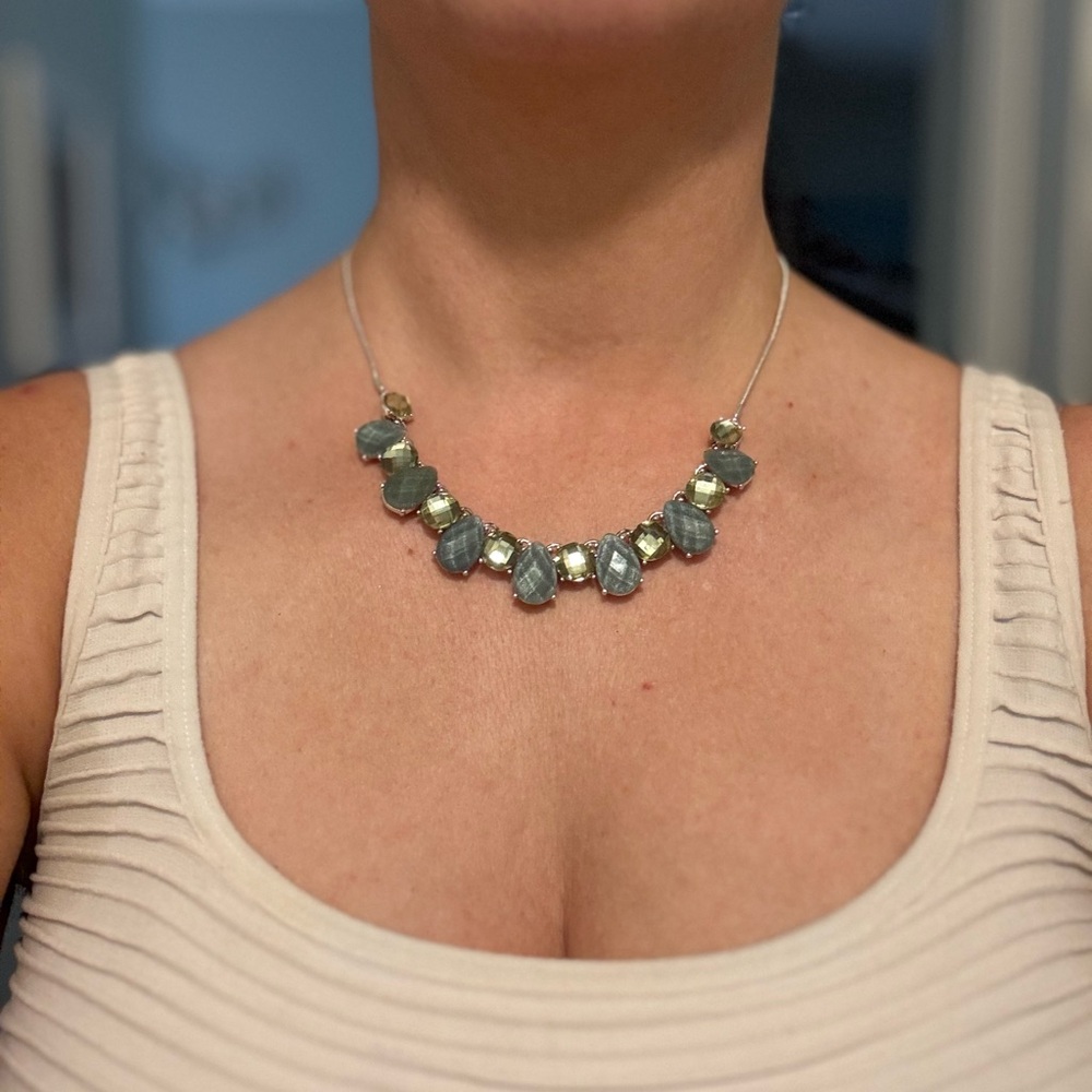 Blue Gray Necklace